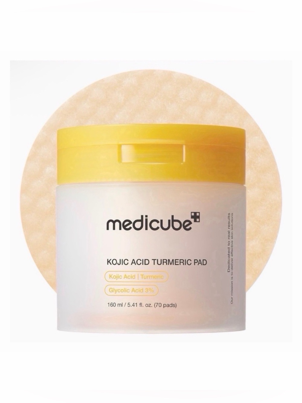 Medicube Kojic Acid Turmeric Pad - 70 Pads (160 ml / 5.41 fl oz)